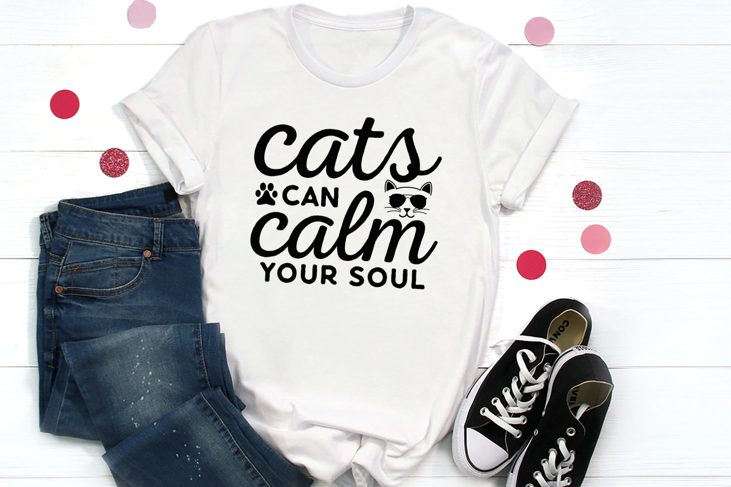 Cats Can Calm You Soul, Cat Design SVG