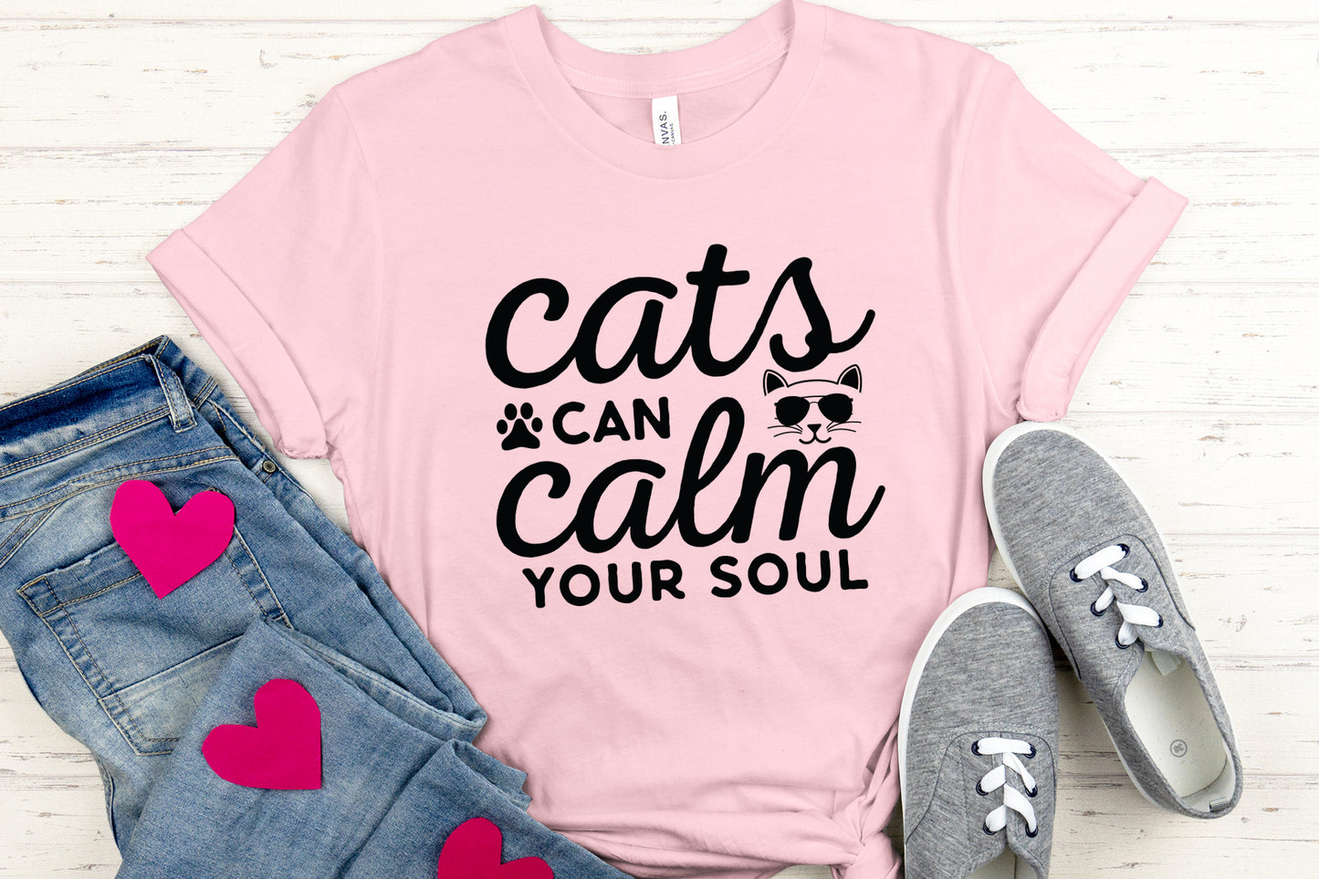 Cats Can Calm You Soul, Cat Design SVG