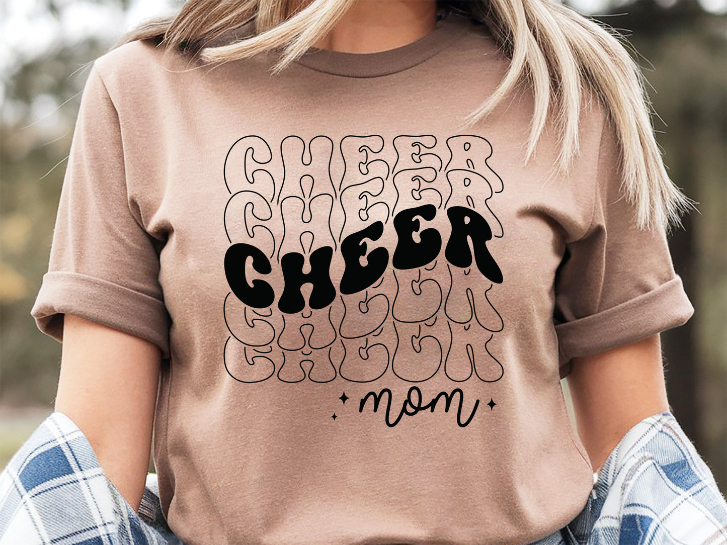 Cheer Mom - Retro Football SVG Cut File