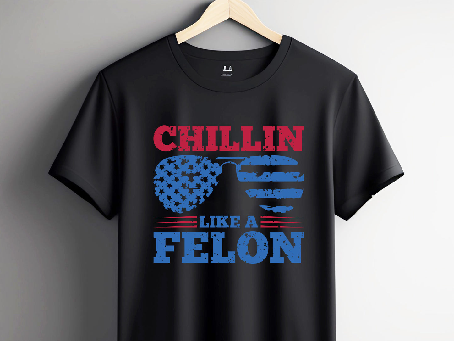 Chillin Like a Felon - Trump Sublimation Design