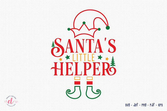 Santa's Little Helper - Christmas SVG