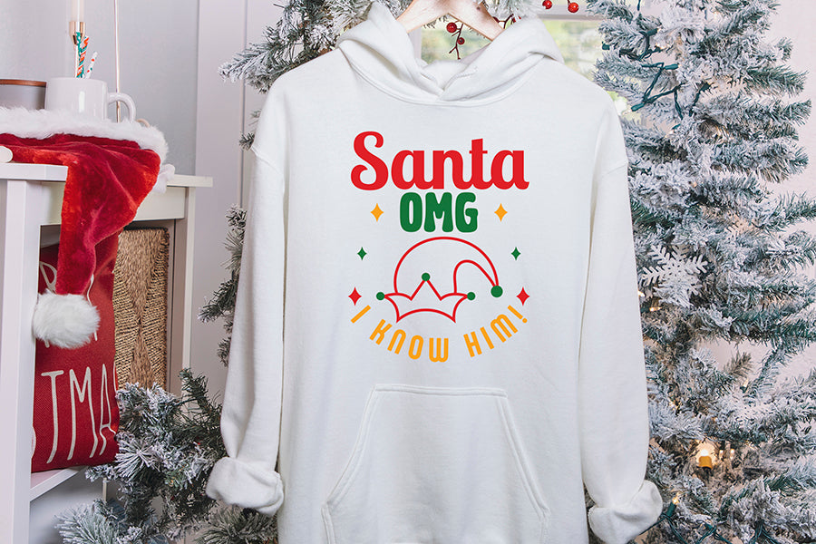 Santa Omg I Know Him - Christmas SVG