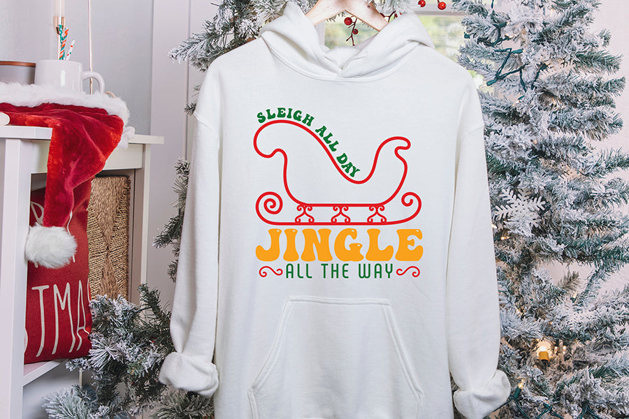Sleigh All Day | Santa Claus Quote SVG