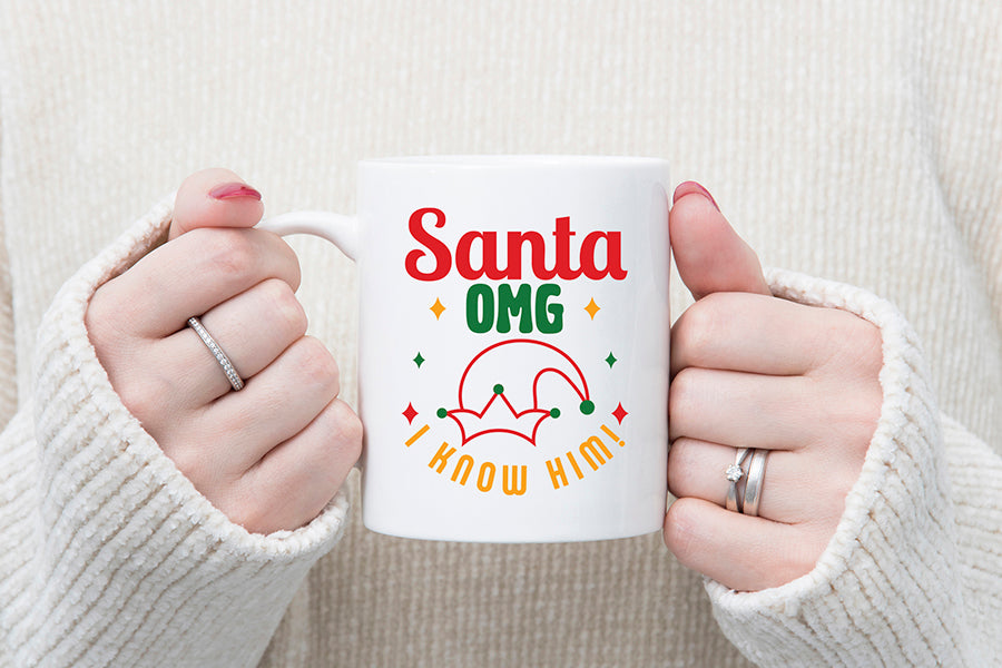 Santa Omg I Know Him - Christmas SVG