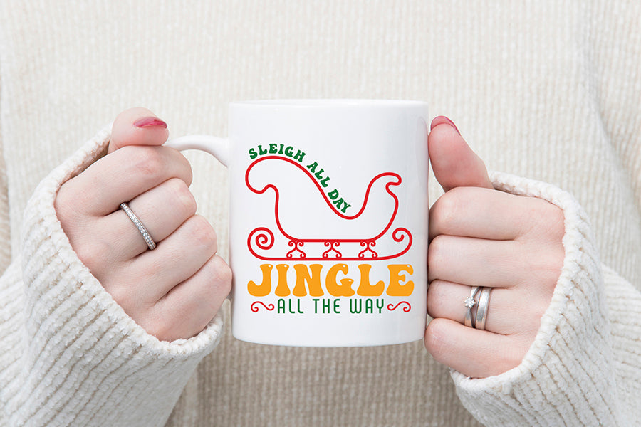 Sleigh All Day | Santa Claus Quote SVG