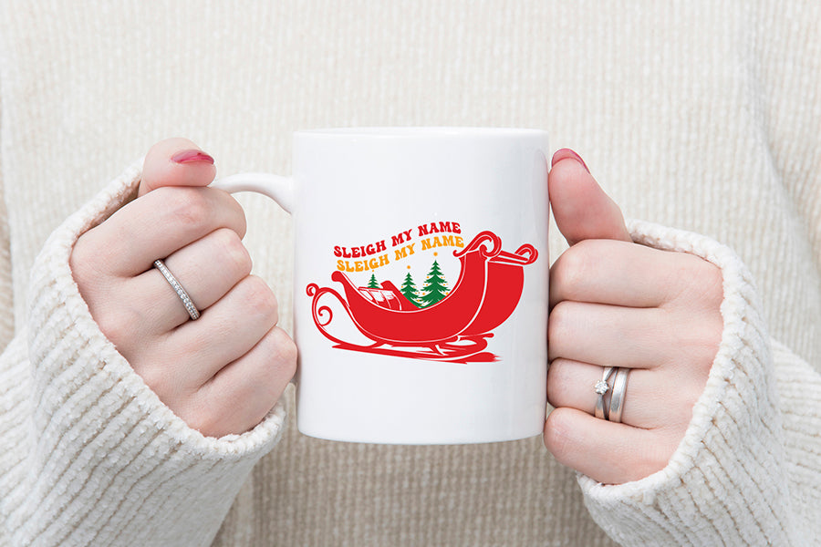 Sleigh My Name, Santa Claus Quote SVG