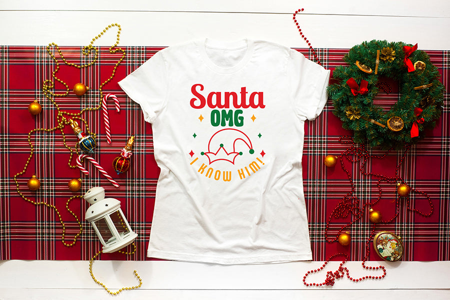 Santa Omg I Know Him - Christmas SVG