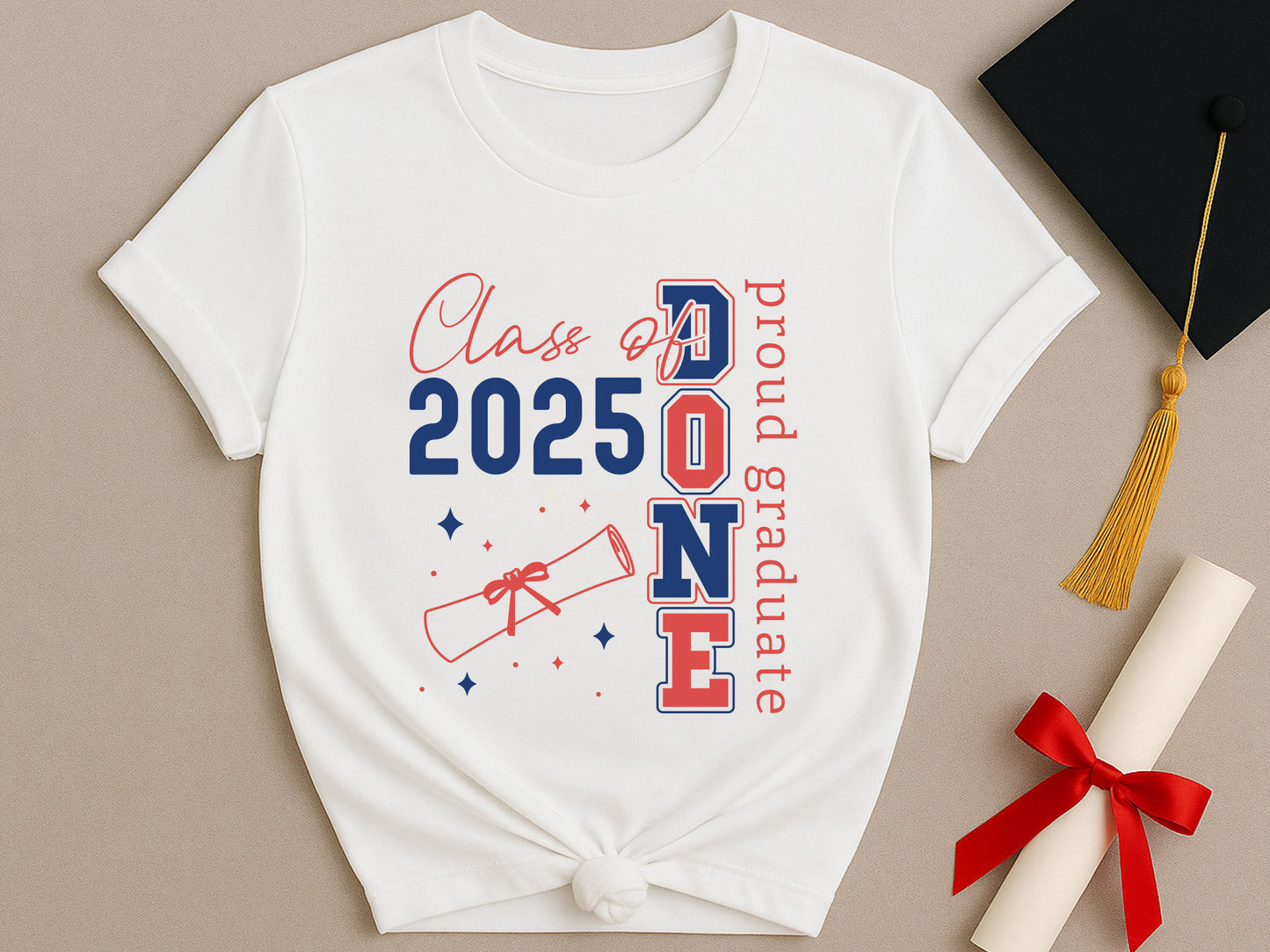 Class of 2025 Done Proud Graduate SVG File
