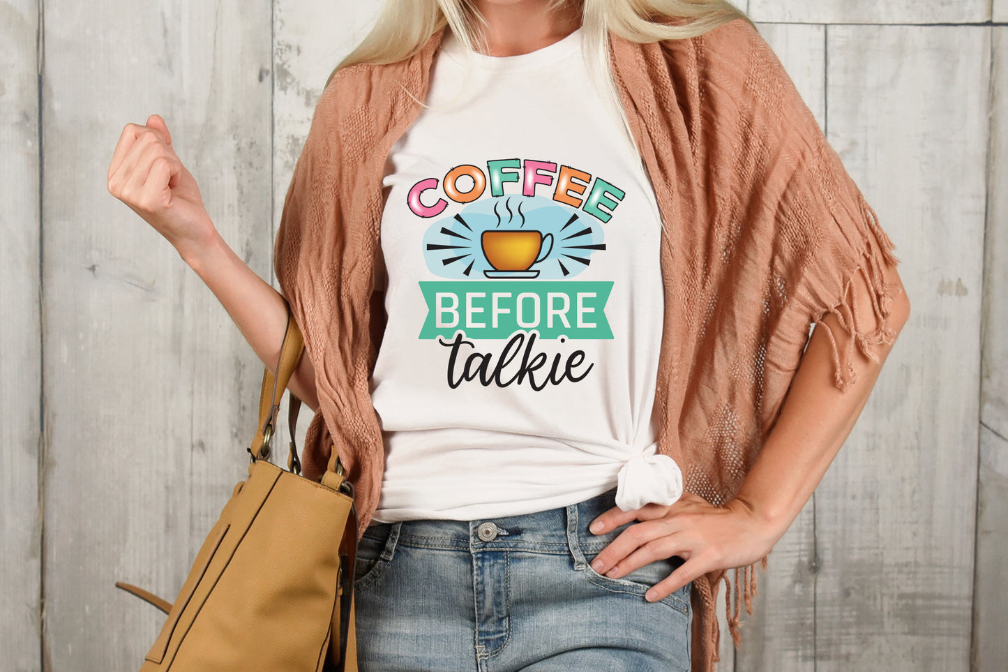 Coffee Before Talkie Sublimation Design