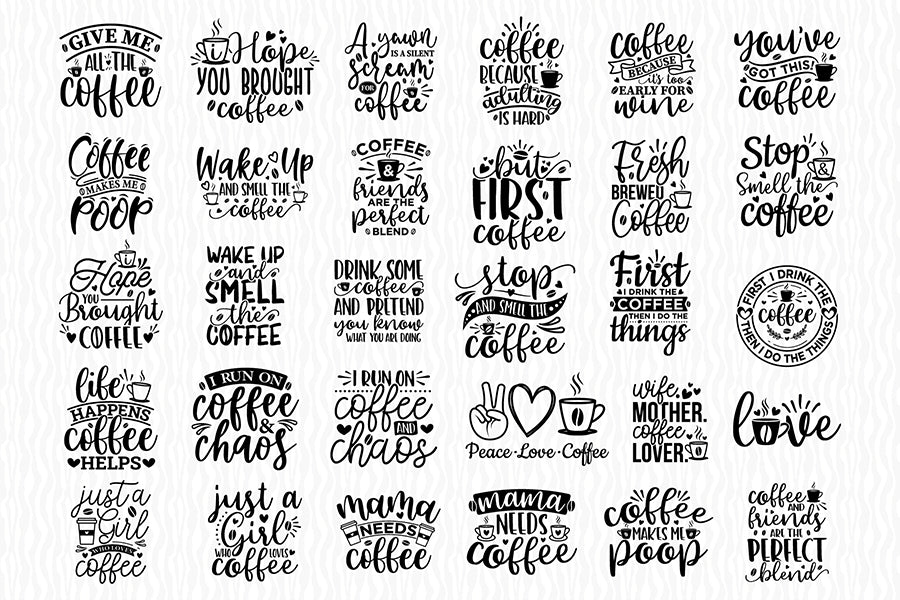 Coffee Lovers SVG Bundle