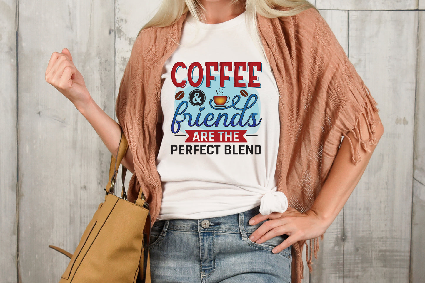 Coffee & Friends are the Perfect Blend Sublimation Print