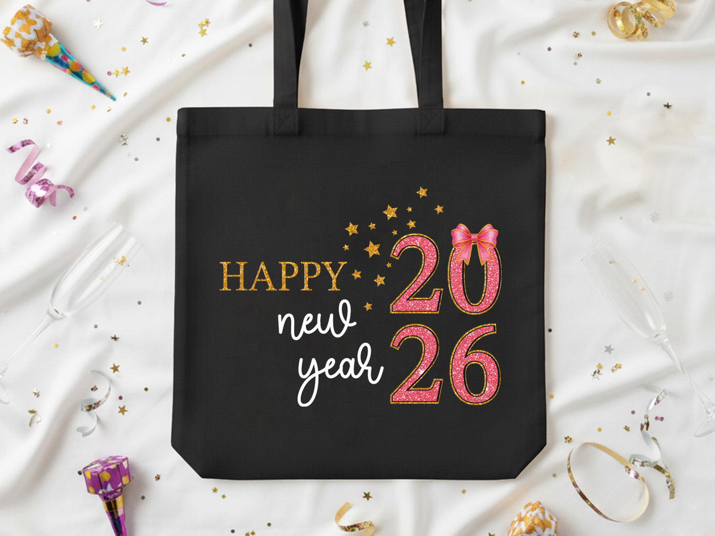 Coquette Happy New Year 2026 PNG Sublimation