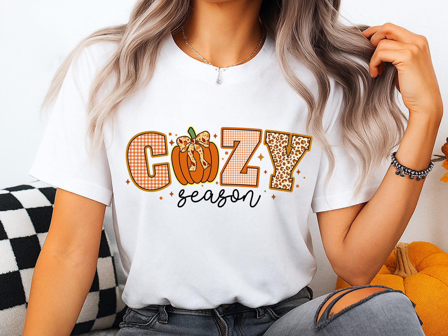 Cozy Season, Coquette Bow Fall Sublimation