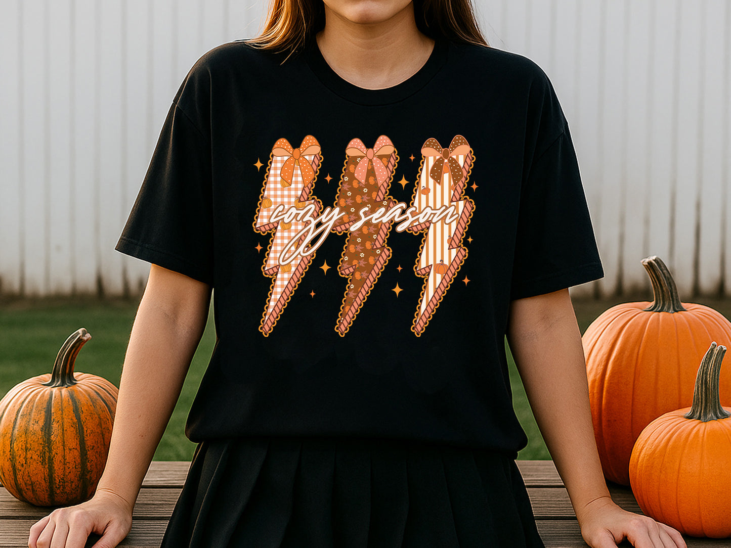 Cozy Season, Fall Coquette Bow Sublimation