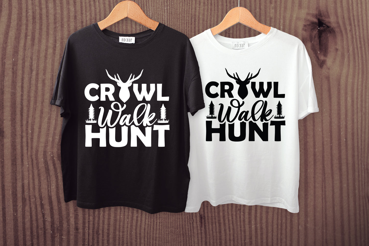 Crawl Walk Hunt, Hunting Life SVG