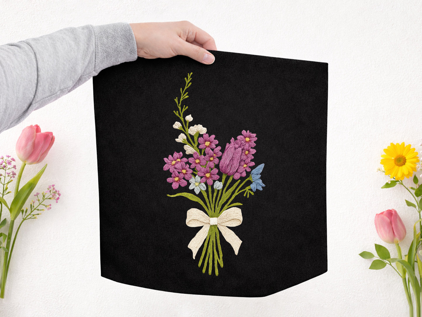 Crochet Spring Flower Sublimation Transfer