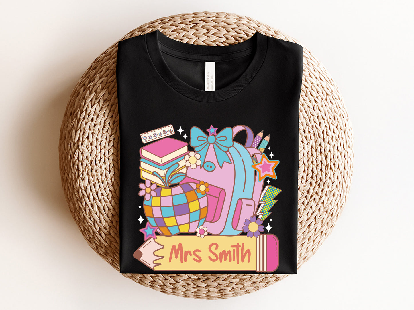 Custom Name Preppy Back to School Sublimation