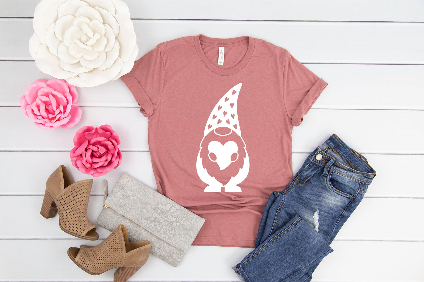 Cute Valentine Gnomes Bundle SVG File
