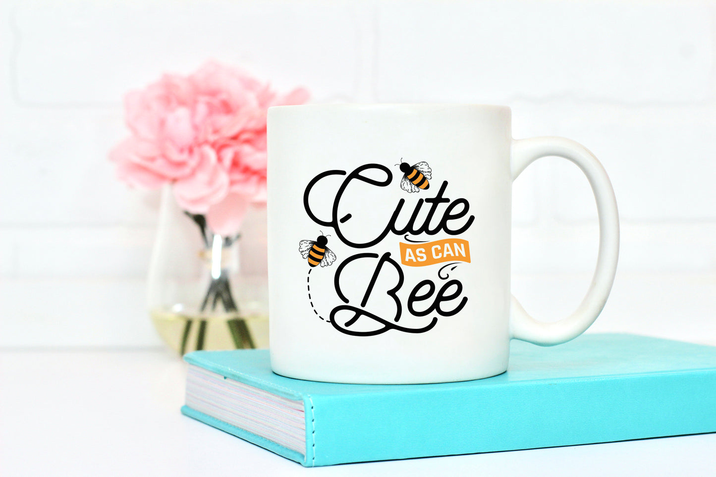Cute as can Bee SVG Vector