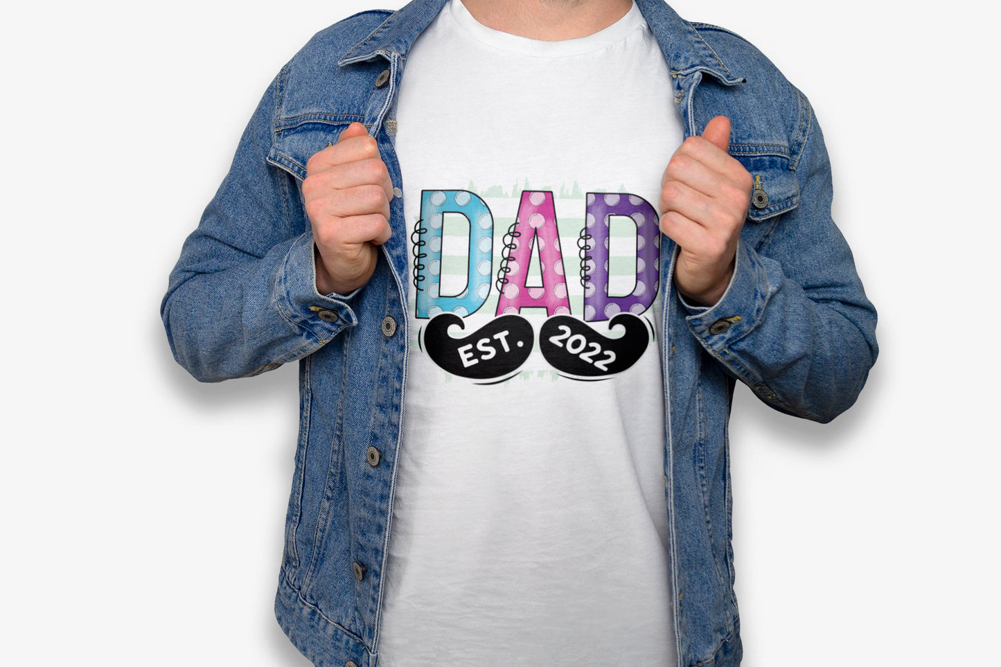 Dad Est 2025, Father's Day Sublimation PNG
