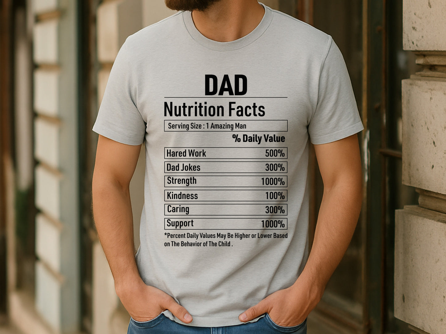 Dad Nutrition Facts, Happy Fathers Day SVG Free