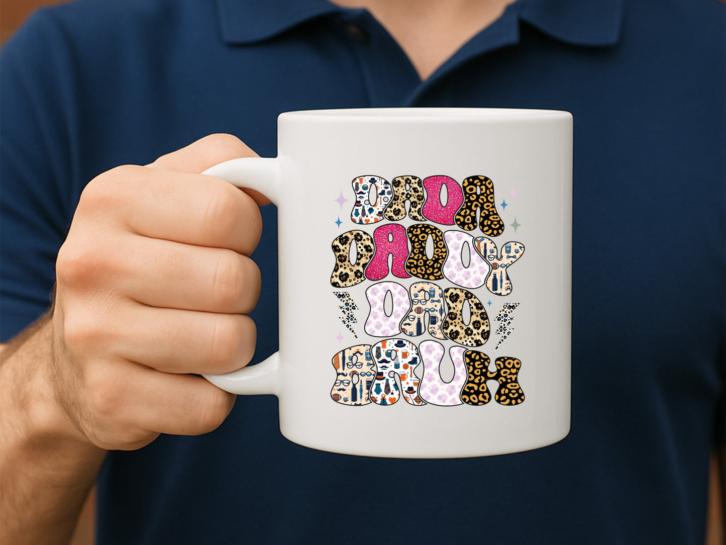 Dada Daddy Dad Bruh Sublimation Design