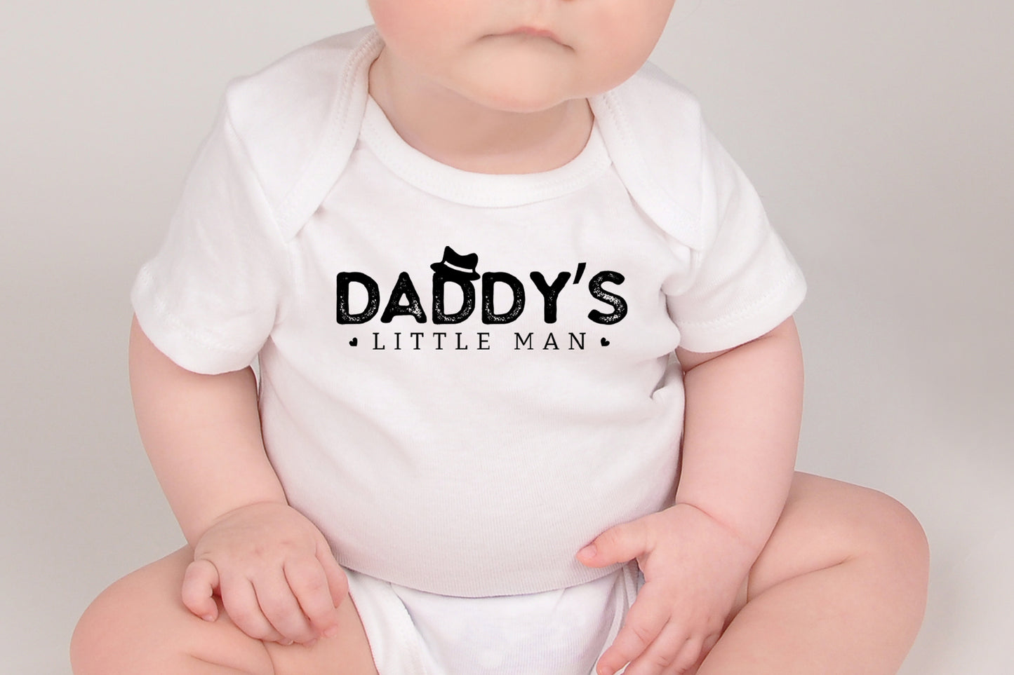 Daddy's Little Man, Kids Father's Day SVG