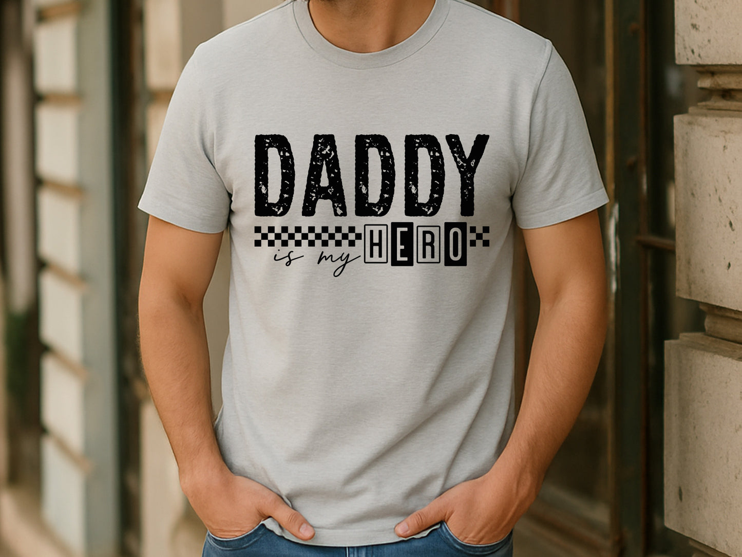 Daddy is My Hero, Happy Father's Day SVG