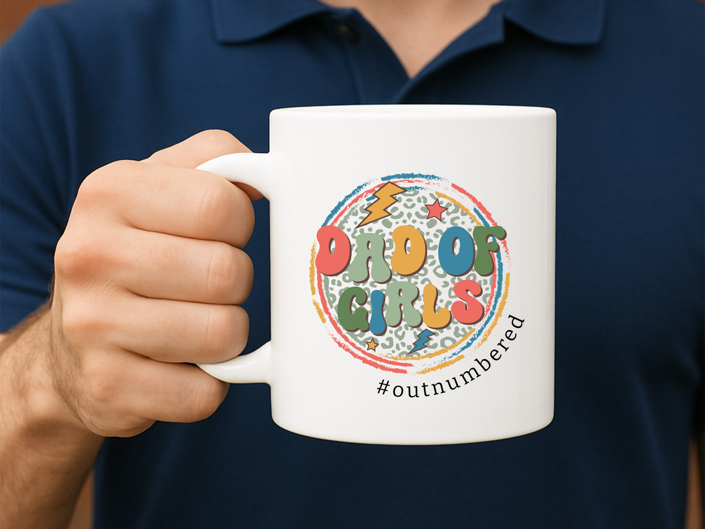 Dad of Girls, Fathers Day Sublimation Print