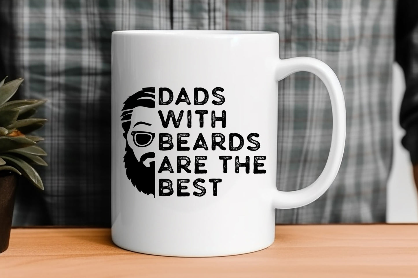 Dads with beards are the Best, Fathers Day SVG