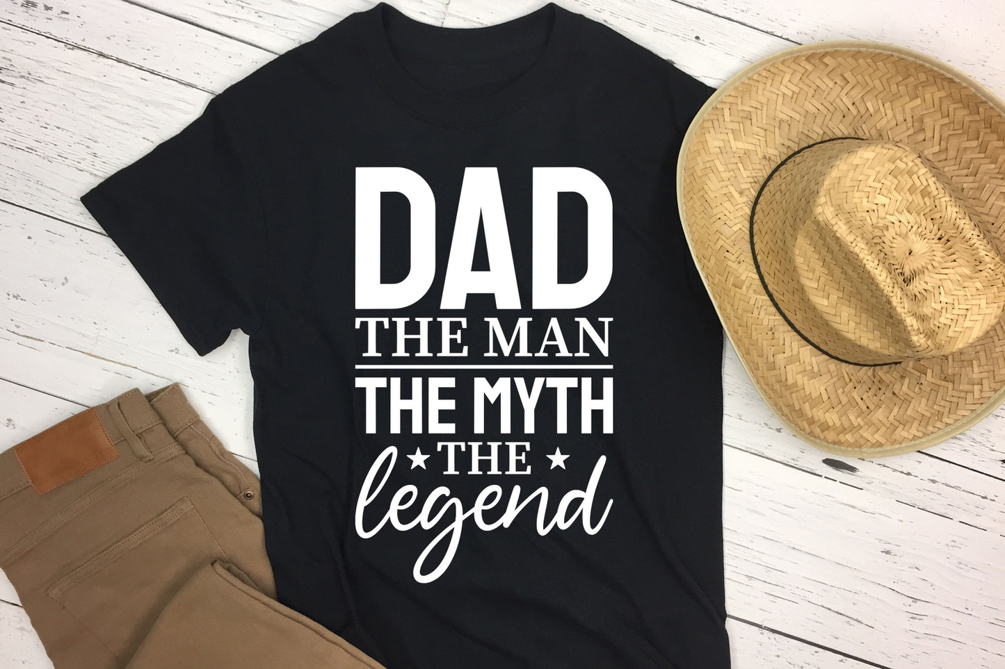 Dad the Man the Myth the Legend, Fathers Day SVG