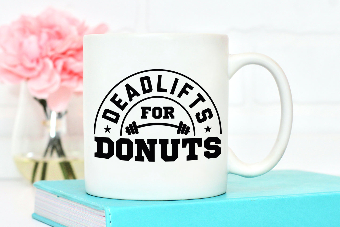 Deadlifts for Donuts, Workout SVG Vector