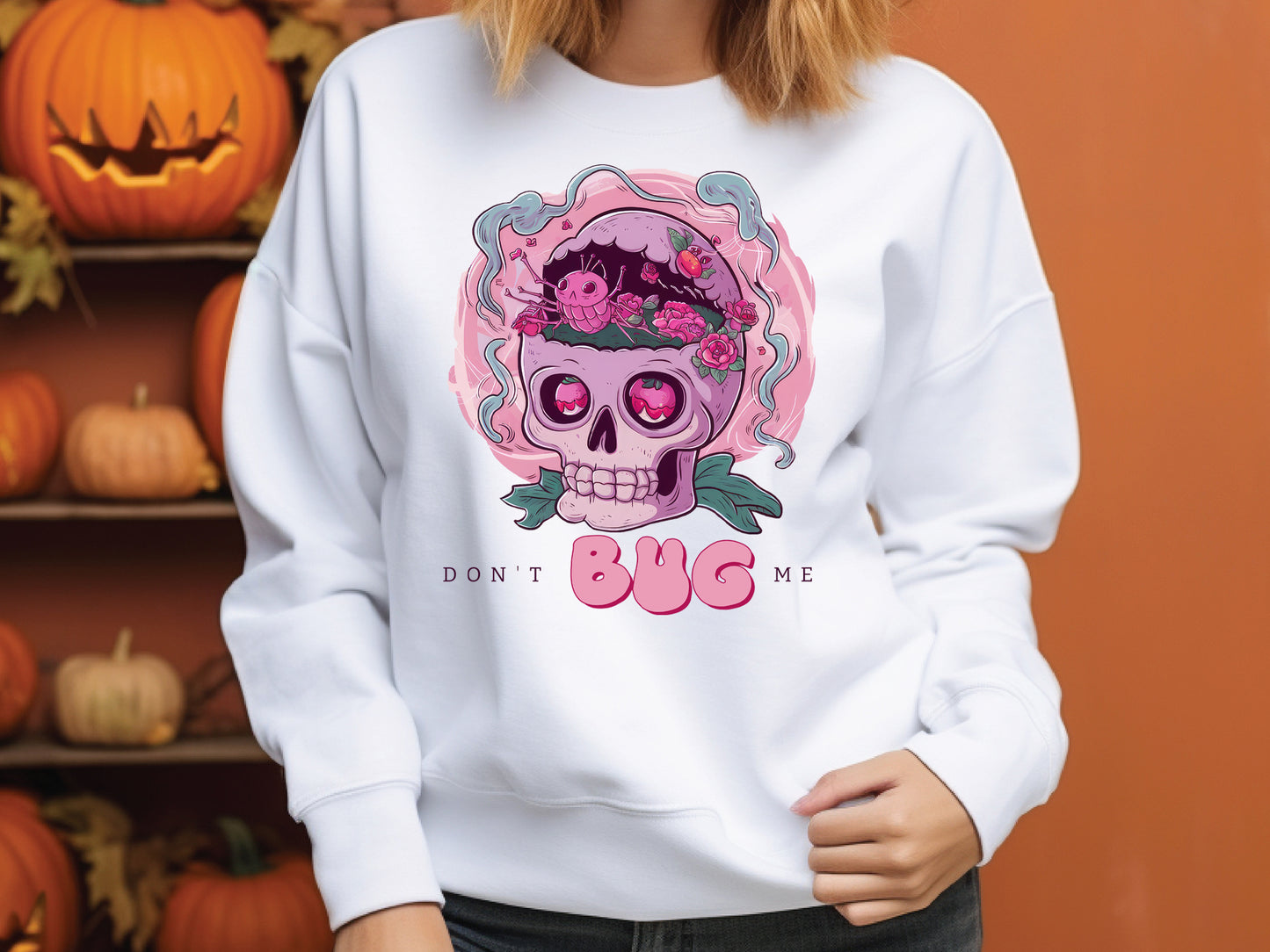 Don't Bug Me - Pink Halloween Sublimation Free