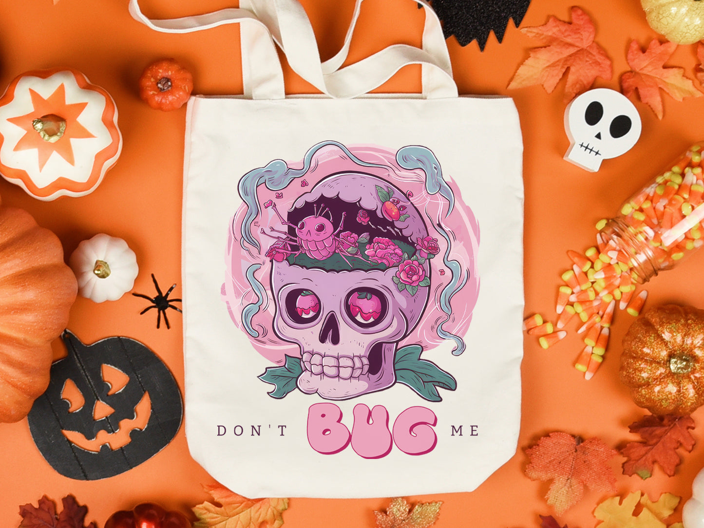 Don't Bug Me - Pink Halloween Sublimation Free