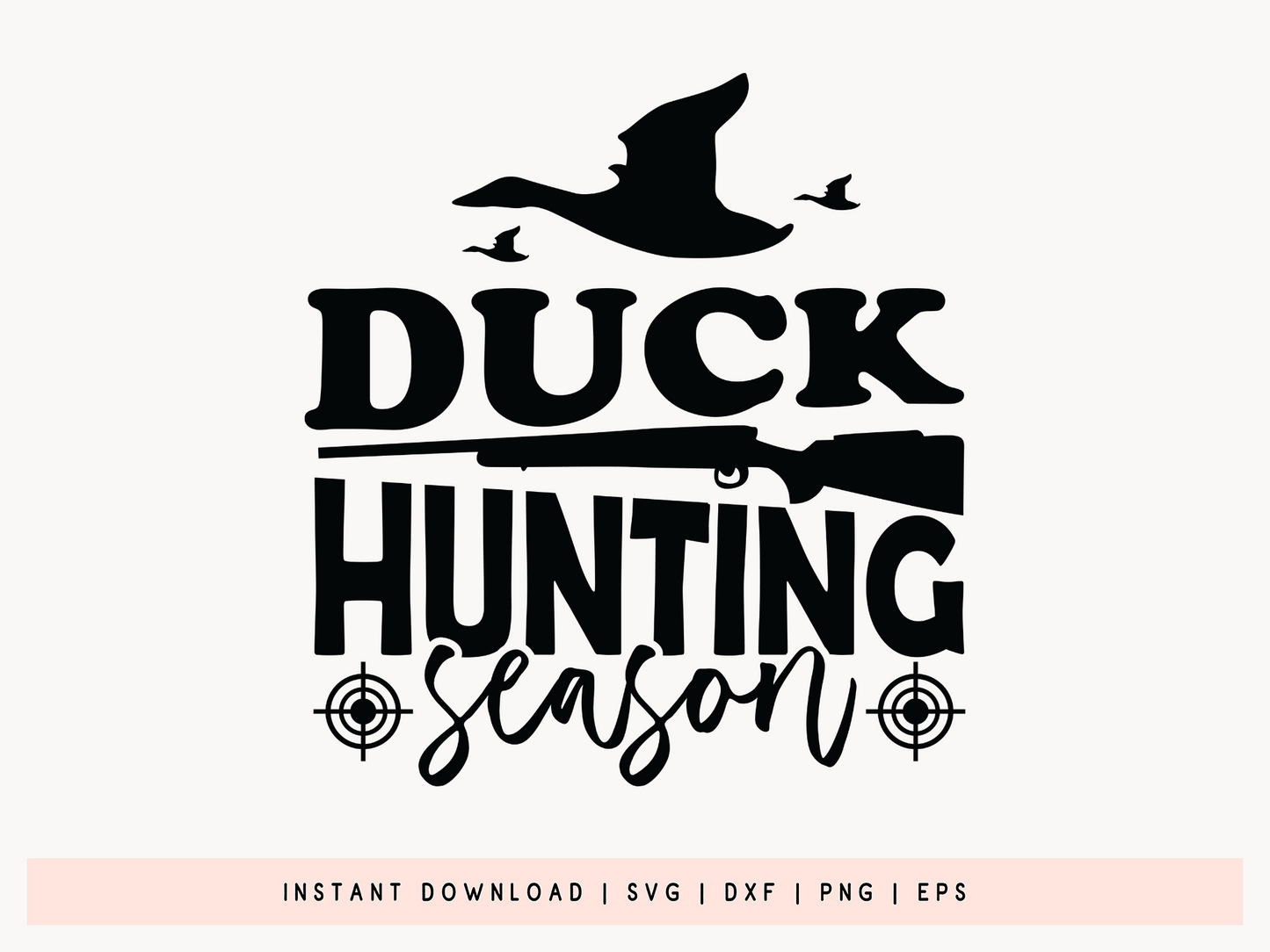 Duck Hunting Season SVG Design