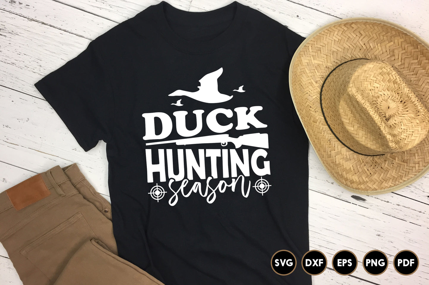 Duck Hunting Season SVG Design