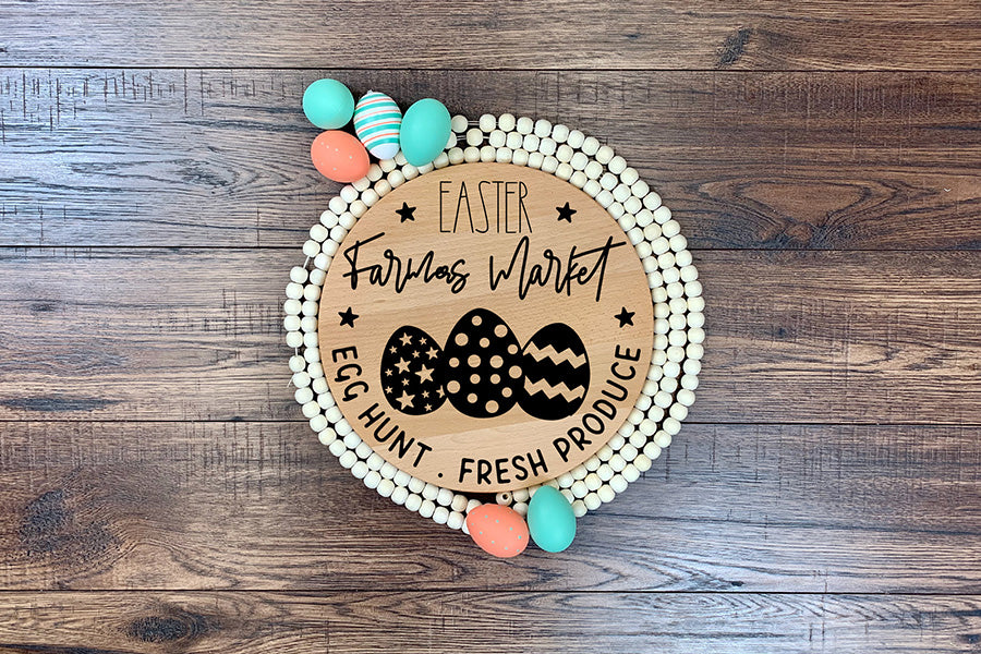 Easter Farmers Market SVG - Farmhouse Signs
