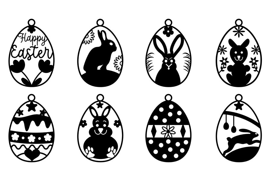 Easter SVG Bundle - 20 Laser Cut Files