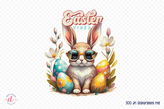 Easter Vibes PNG Sublimation