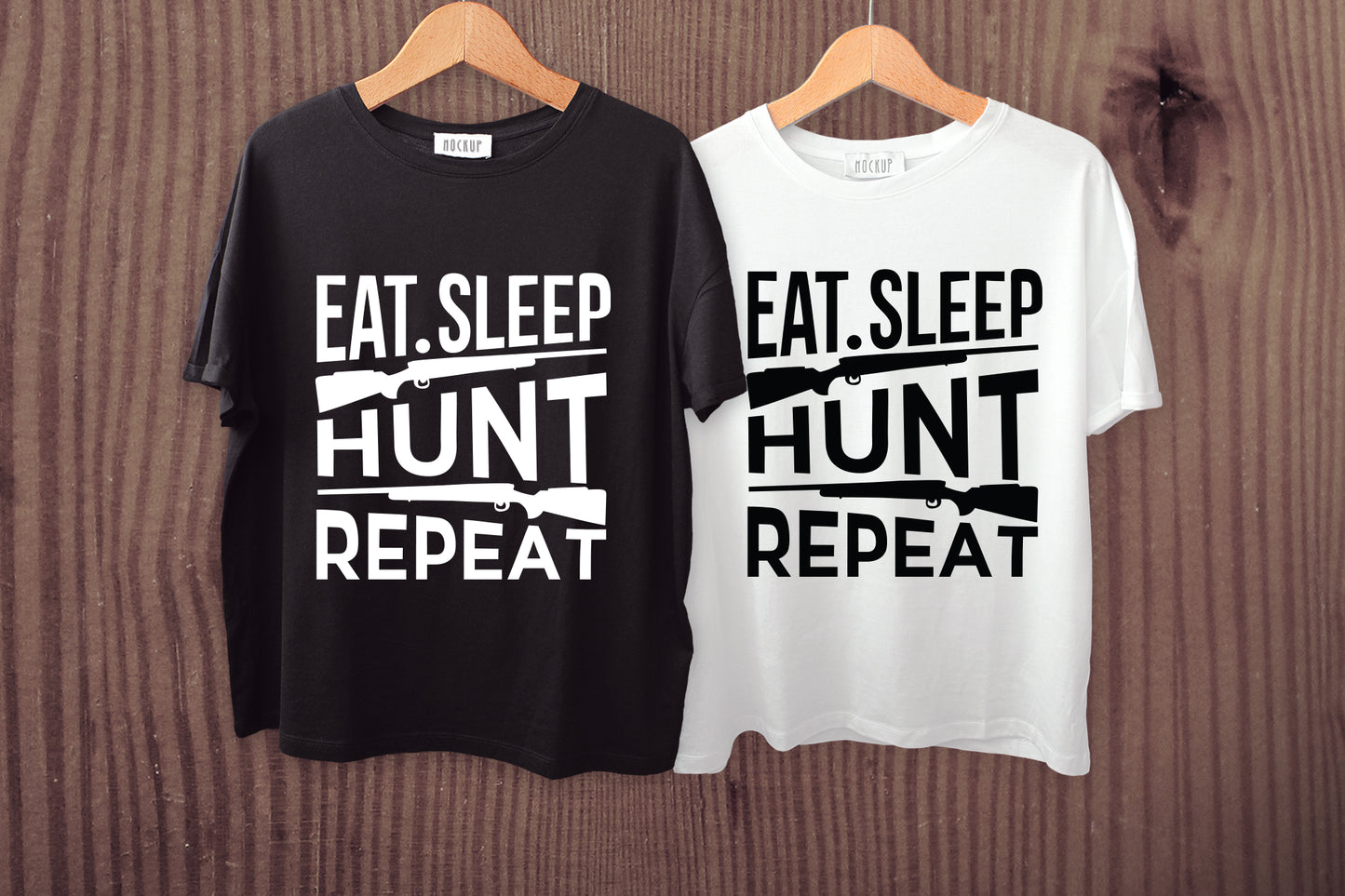 Eat Sleep Hunt Repeat, Hunting SVG Vector