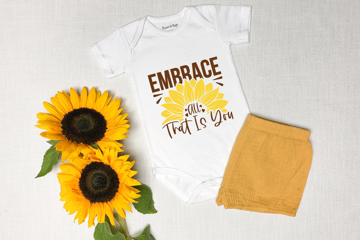 Embrace All That is You, Simple Sunflower SVG