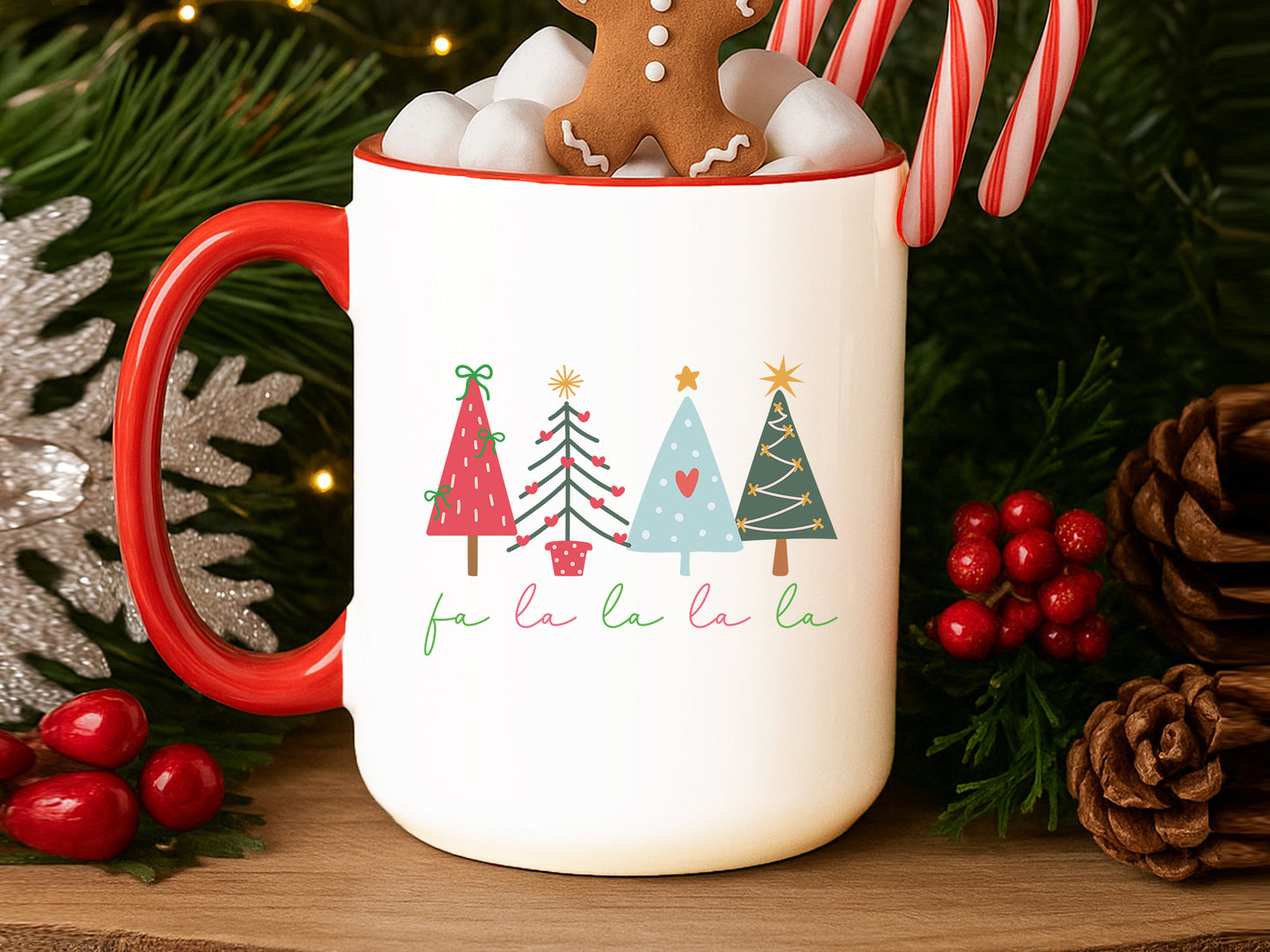 Fa La La La La, Coquette Christmas Tree Sublimation