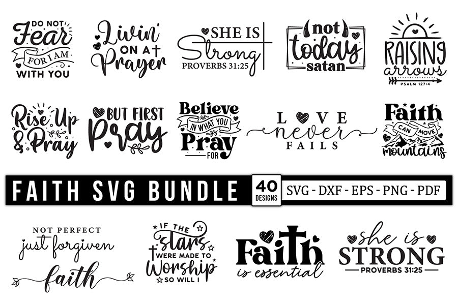 Faith SVG Bundle