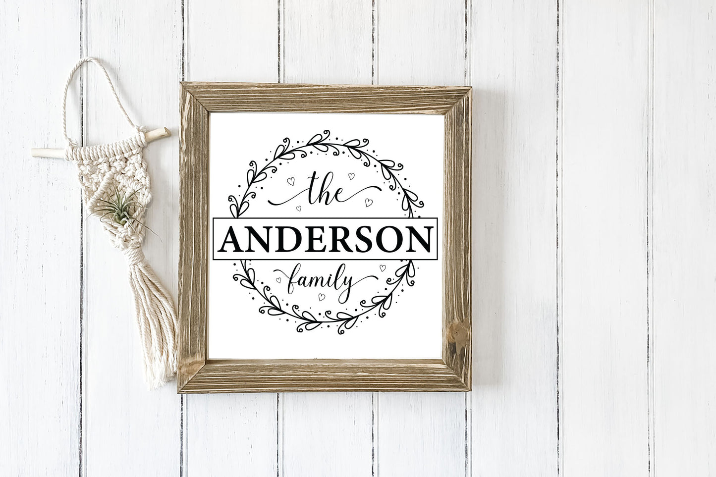 Family Name Monogram SVG Sign Making Bundle