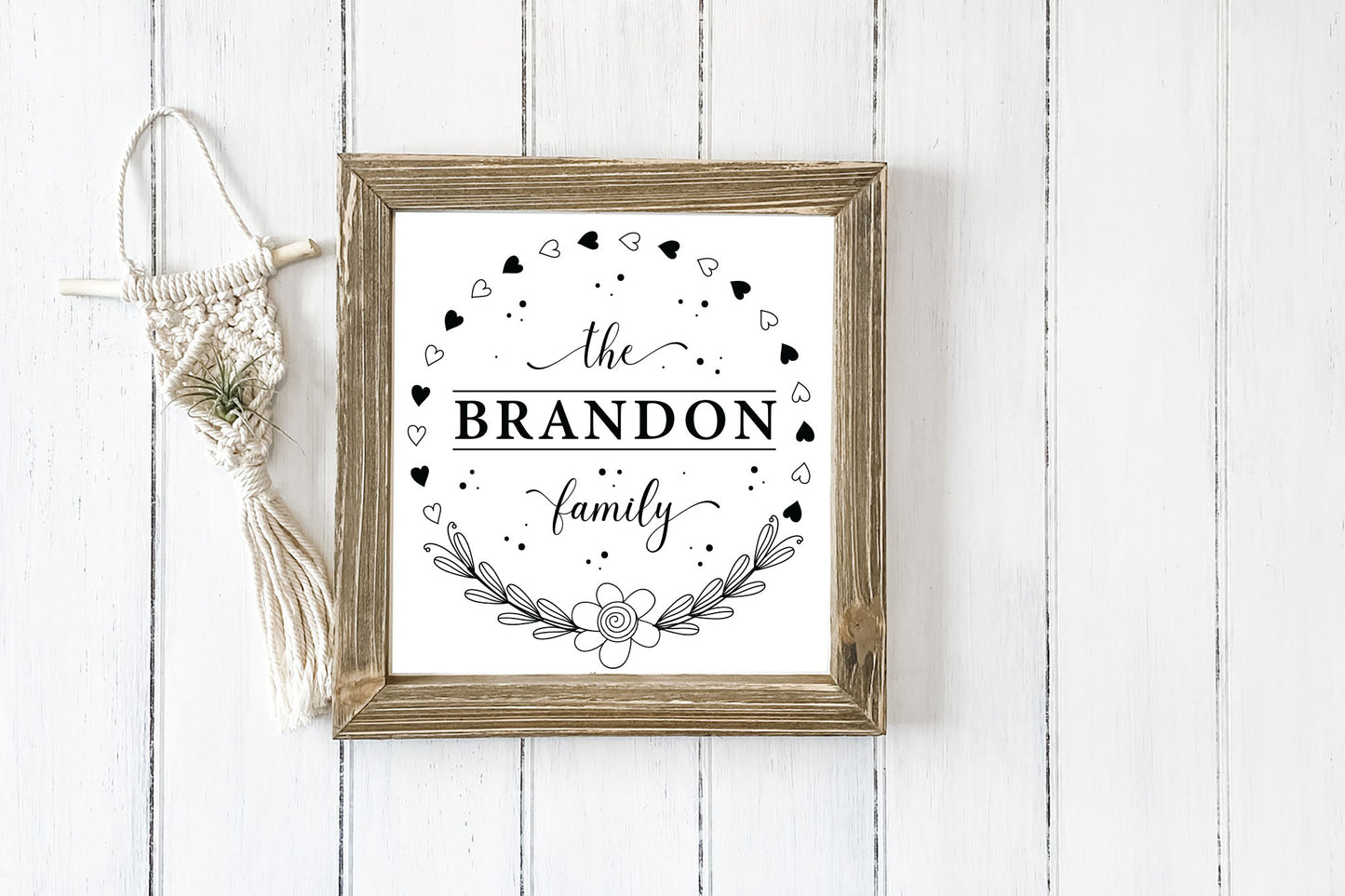 Family Name Monogram SVG Sign Making Bundle