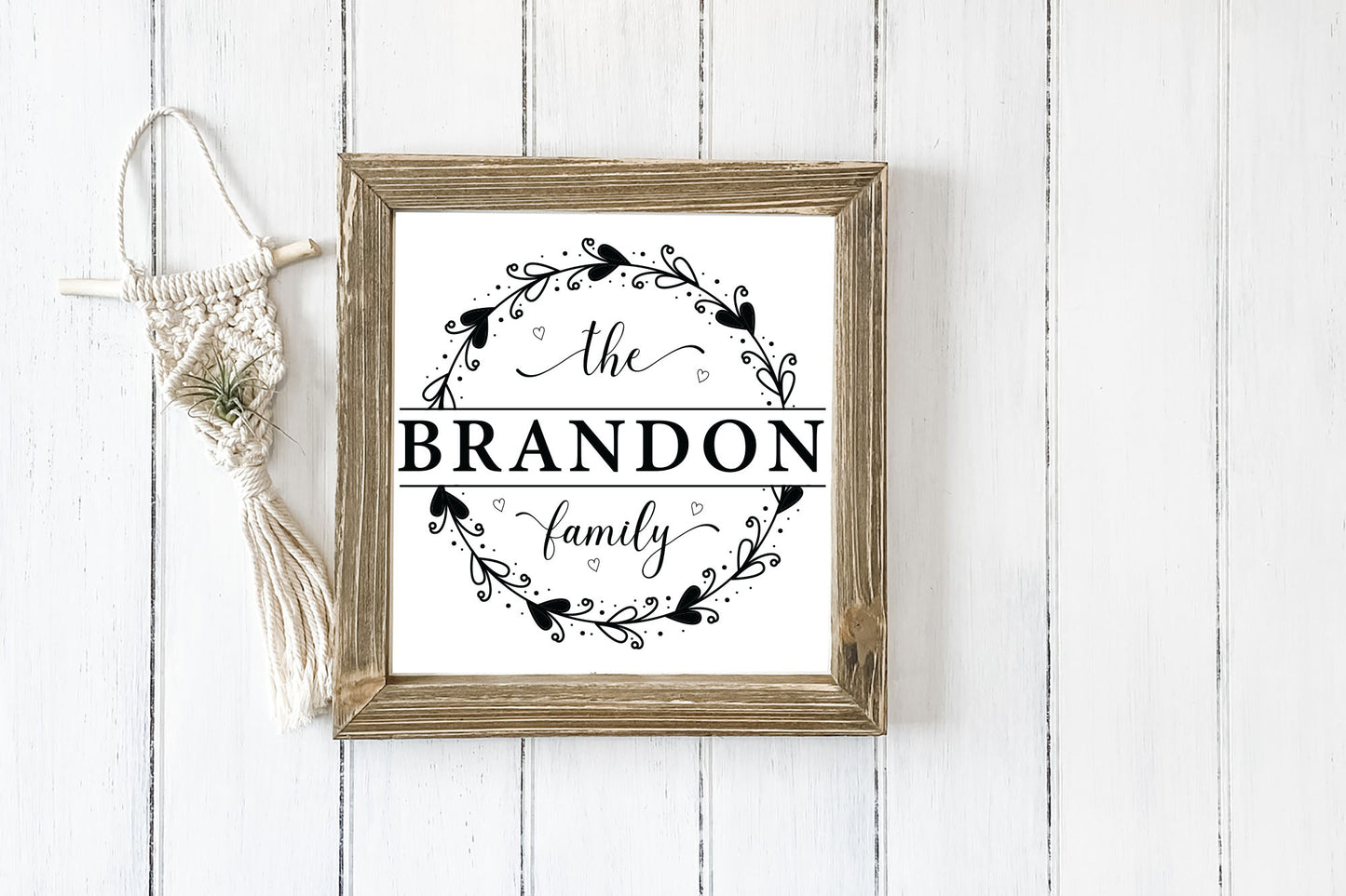 Family Name Monogram SVG Sign Making Bundle