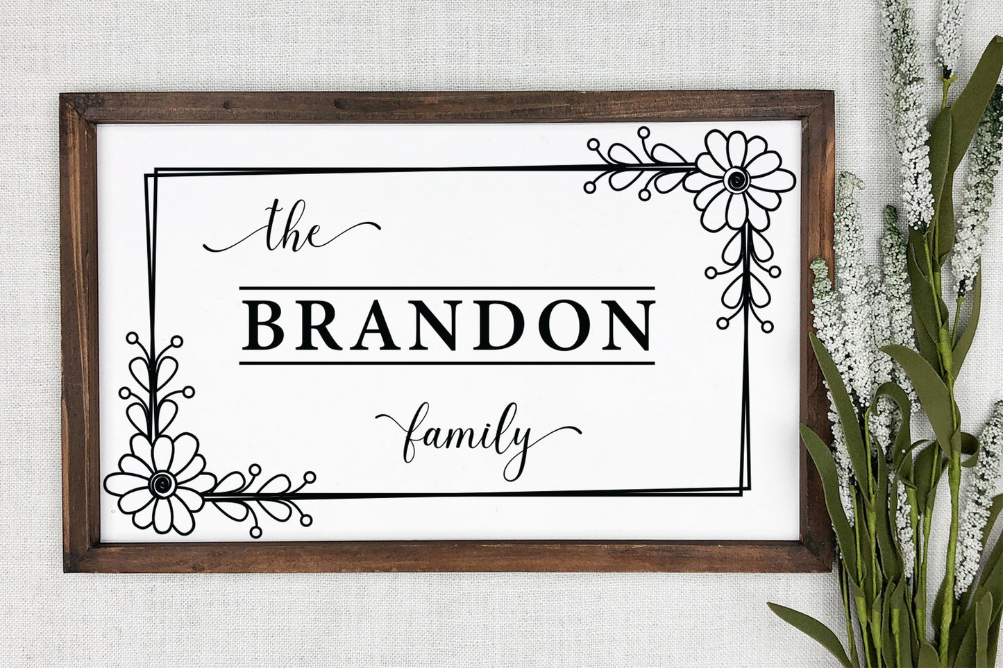 Family Name Monogram SVG Sign Making Bundle