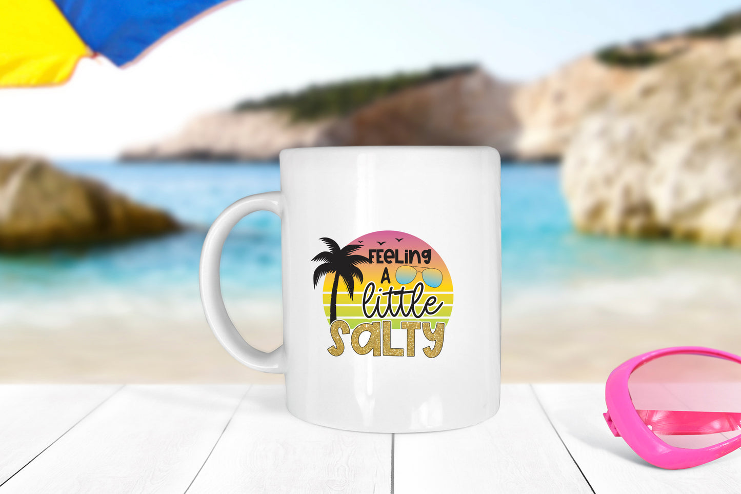 Feeling A Little Salty, Beach PNG Sublimation