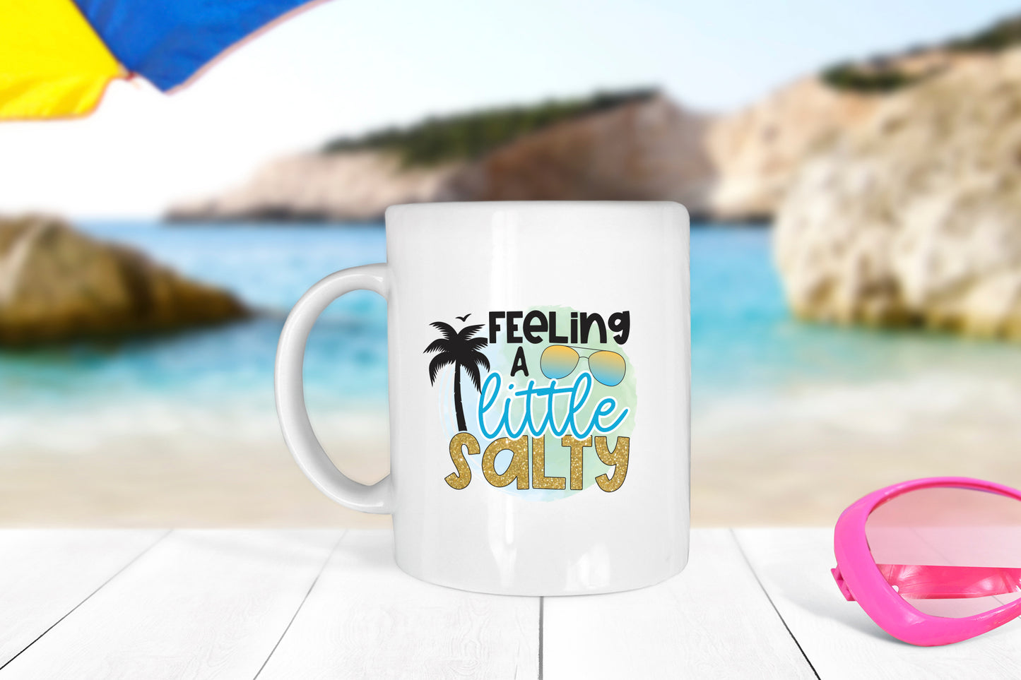 Feeling A Little Salty, Beach Sublimation Design