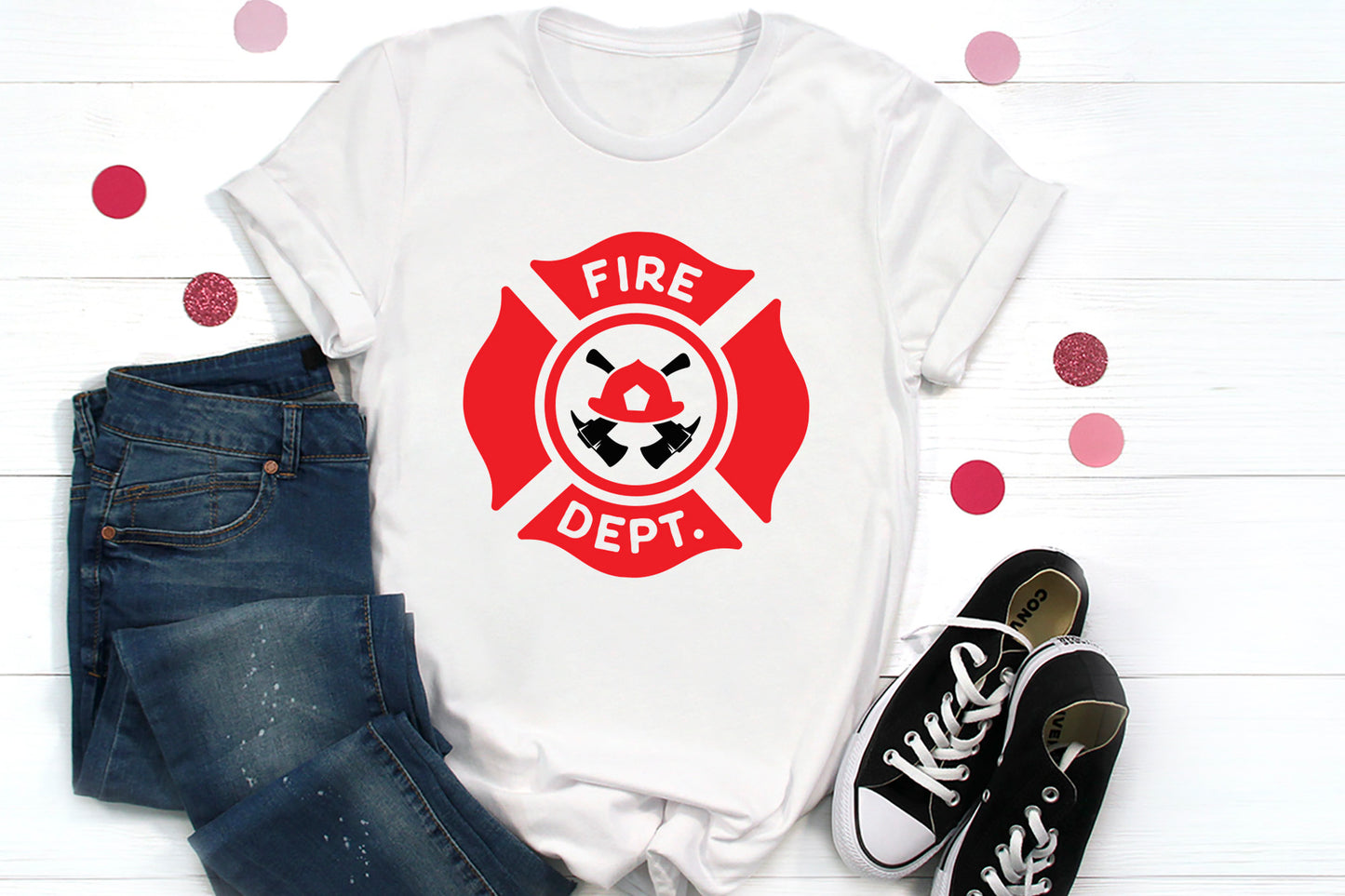 Firefighter Maltese Cross SVG
